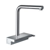 Смеситель для кухонной мойки Hansgrohe Aquno Select Керамический картридж, цвет Хром (73830000) Смеситель для кухонной мойки Hansgrohe Aquno Select Керамический картридж, цвет Хром (73830000)