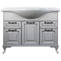 Комплект Пандора Тумба 1050 белое серебро (массив Бук) с раковиной Classic 105 (Кировит) Комплект Пандора Тумба 1050 белое серебро (массив Бук) с раковиной Classic 105 (Кировит)