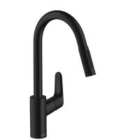 Смеситель для кухонной мойки Hansgrohe Focus Керамический картридж, цвет Черный (31815670) Смеситель для кухонной мойки Hansgrohe Focus Керамический картридж, цвет Черный (31815670)