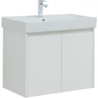 Тумба под раковину Aquanet Nova Lite 75 белый глянец (2 дверцы) Тумба под раковину Aquanet Nova Lite 75 белый глянец (2 дверцы)