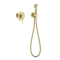 Смеситель встроенный с гигиеническим душем Timo Saona 2389/17SM золото матовое Смеситель встроенный с гигиеническим душем Timo Saona 2389/17SM золото матовое