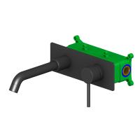 Смеситель для раковины встроенный Timo Saona 2371/03SM черный Смеситель для раковины встроенный Timo Saona 2371/03SM черный