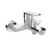 Смеситель для ванны с коротким изливом AZARIO LEYA, хром (AZ-15920501) Смеситель для ванны с коротким изливом AZARIO LEYA, хром (AZ-15920501)