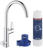 Смеситель для кухонной мойки Grohe Blue Pure Minta Керамический картридж, цвет Хром (119709) Смеситель для кухонной мойки Grohe Blue Pure Minta Керамический картридж, цвет Хром (119709)