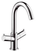 Смеситель для раковины Hansgrohe Talis Керамический картридж со сливным гарнитуром Хром (32030000) Смеситель для раковины Hansgrohe Talis Керамический картридж со сливным гарнитуром Хром (32030000)