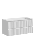Тумба подвесная SANCOS Snob R 790х445х500, c двумя ящиками оснащенными доводчиками, Bianco, арт.SNR80W Тумба подвесная SANCOS Snob R 790х445х500, c двумя ящиками оснащенными доводчиками, Bianco, арт.SNR80W