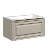 Тумба подвесная SANCOS Very 790х445х406, c одним  ящиком оснащенным доводчиками, Beige Soft , арт.VR80CE