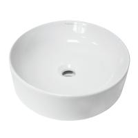 Раковина накладная Sanita Luxe Best Slim 40х40х11.9 фарфор, цвет Белый (BST40SLWB01S)