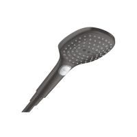 Ручной душ 120 3jet Hansgrohe Raindance Select E, шлифованный черный/хром (26520340)