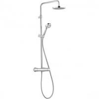 Душевая система KLUDI LOGO DUAL SHOWER SYSTEM с термостатом, хром (6809505-00) Душевая система KLUDI LOGO DUAL SHOWER SYSTEM с термостатом, хром (6809505-00)