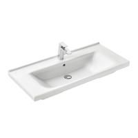 Раковина накладная AQUATON Миранда 100х46х19.5 керамика, цвет Белый (1WH302249) Раковина накладная AQUATON Миранда 100х46х19.5 керамика, цвет Белый (1WH302249)