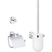 Набор аксессуаров Grohe Essentials Подвесной, Хром (40407001) Набор аксессуаров Grohe Essentials Подвесной, Хром (40407001)