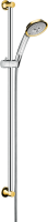 Душевой набор Hansgrohe Raindance Classic 100 3jet со штангой 90 см, хром/золото (27841090) Душевой набор Hansgrohe Raindance Classic 100 3jet со штангой 90 см, хром/золото (27841090)