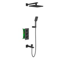Душевая система встроенная с термостатом Timo Petruma SX-5149/03SM черный Душевая система встроенная с термостатом Timo Petruma SX-5149/03SM черный