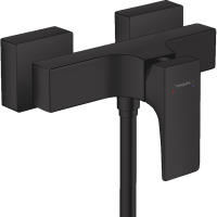 Смеситель для душа Metropol, однорычажный, ВМ, черный матовый Hansgrohe 32560670 Смеситель для душа Metropol, однорычажный, ВМ, черный матовый Hansgrohe 32560670