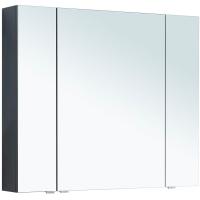 Зеркальный шкаф Aquanet Алвита New 100 Антрацит Зеркальный шкаф Aquanet Алвита New 100 Антрацит