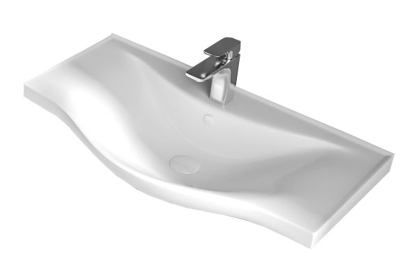 картинка Раковина мебельная Lapino Basic 75х45х17.5, фаянс, цвет Белый (7075) картинка Раковина мебельная Lapino Basic 75х45х17.5, фаянс, цвет Белый (7075)