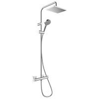 Душевая колонна Hansgrohe Vernis Shape с термостатом, Green, хром 26319000 Душевая колонна Hansgrohe Vernis Shape с термостатом, Green, хром 26319000