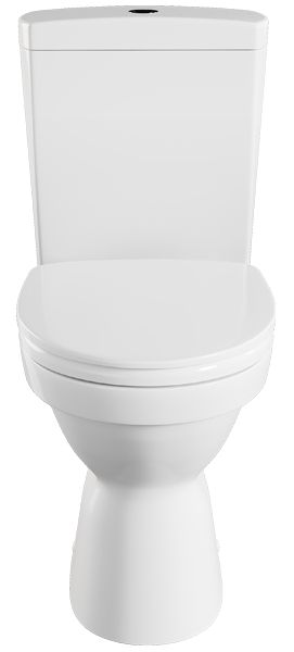 картинка Унитаз-компакт c функцией биде Vitra Norm Eisberg 355х640х805, сиденье термопласт с микролифтом, белый (9844B099-7204) 