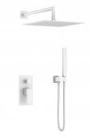 Душевой комплект Boheme Qubic Matt White 474-3-MW Душевой комплект Boheme Qubic Matt White 474-3-MW