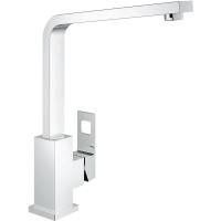 Смеситель для кухонной мойки Grohe Eurocube Керамический картридж, цвет Хром (31255000) Смеситель для кухонной мойки Grohe Eurocube Керамический картридж, цвет Хром (31255000)