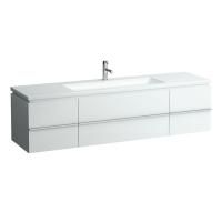 Модуль под раковину Case for Living Square 179х37,5х46 см, белый глянцец, 1 ящик, 2 дверцы, 2 полки (4.0136.1.075.475.1)