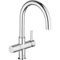 Смеситель для кухонной мойки Grohe Blue Керамический картридж, цвет Хром (33251000) Смеситель для кухонной мойки Grohe Blue Керамический картридж, цвет Хром (33251000)