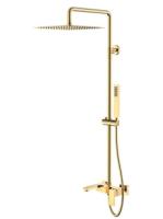 Душевая стойка Boheme Qubic Gold 478-G Душевая стойка Boheme Qubic Gold 478-G