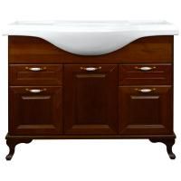 Комплект Пандора Тумба 1050 темный орех (массив Бук) с раковиной Classic 105 (Кировит) Комплект Пандора Тумба 1050 темный орех (массив Бук) с раковиной Classic 105 (Кировит)