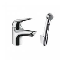 Смеситель для раковины с гигиеническим душем Hansgrohe Novus Керамический картридж (71144000) Смеситель для раковины с гигиеническим душем Hansgrohe Novus Керамический картридж (71144000)
