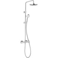 Душевая система KLUDI LOGO DUAL SHOWER SYSTEM с термостатом, хром (6809405-00) Душевая система KLUDI LOGO DUAL SHOWER SYSTEM с термостатом, хром (6809405-00)
