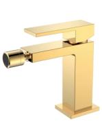 Смеситель для биде Boheme Qubic Gold 476-G Смеситель для биде Boheme Qubic Gold 476-G