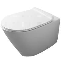 Унитаз подвесной Simas Gambassi 375х565х340 безободковый, с креплением F85, белый (GA18bi) Унитаз подвесной Simas Gambassi 375х565х340 безободковый, с креплением F85, белый (GA18bi)